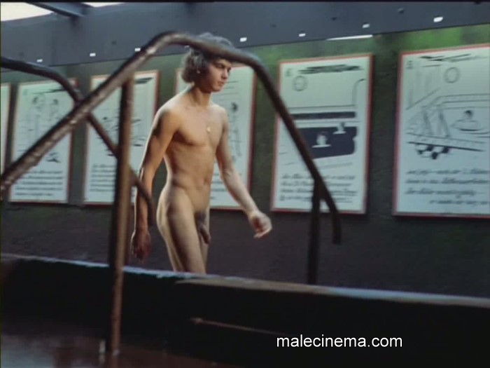 nude guy walking